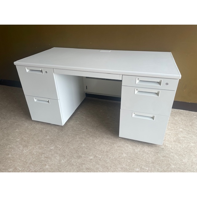 W1400　両袖机　プラス　LEED　DR-008