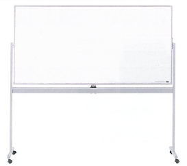 オフィス家具レンタル　ホワイトボードキャスター付(無地)