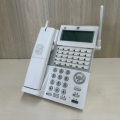 CL825 30ボタンDECTカールコードレス電話機(白) サクサ【中古】