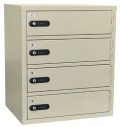 1列4段4人用貴重品ロッカー　エーコー　LK-308-4