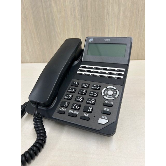 TD1010(K) 18ボタン標準電話機(黒)  サクサ【中古】