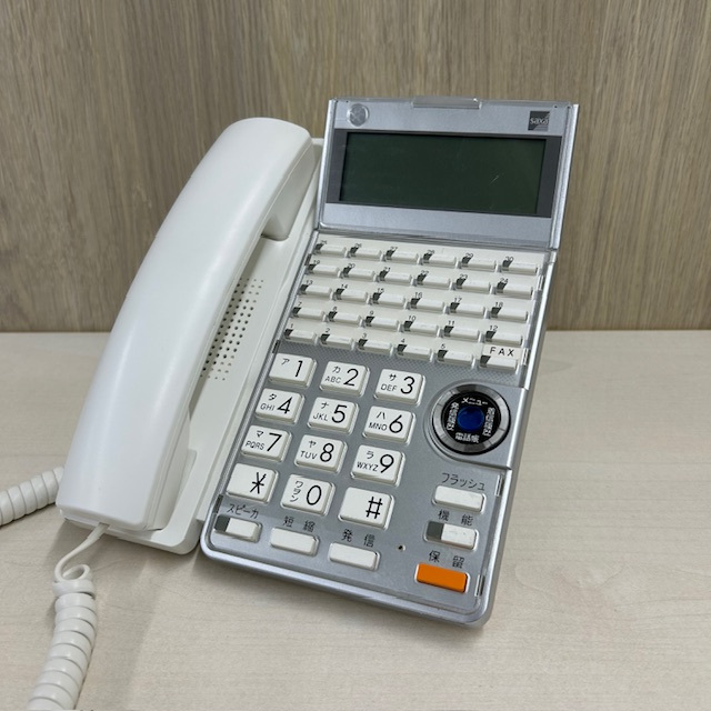 TD625(W) 30ボタン標準電話機(白)サクサ【中古】