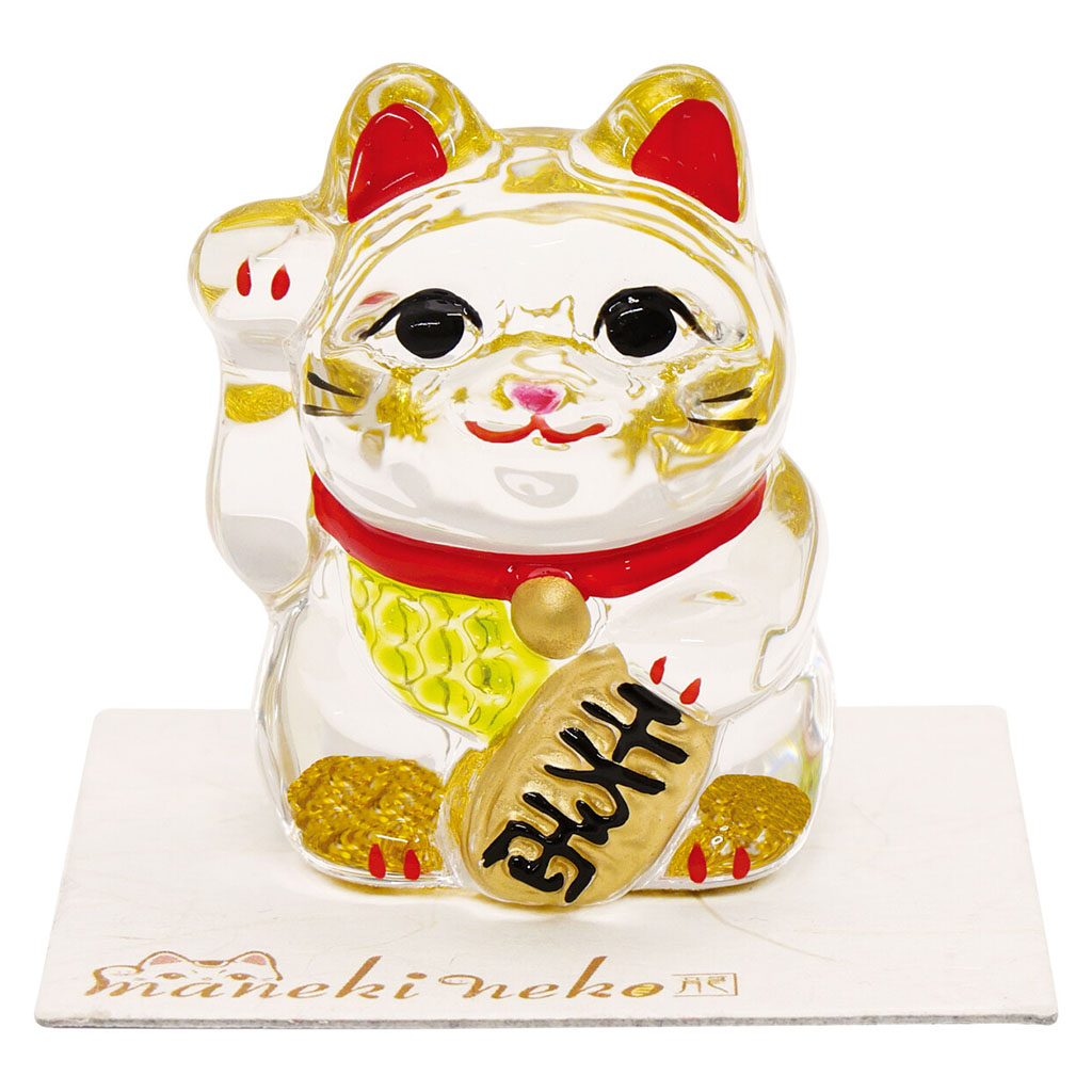 リュウコドウ クリスタル小判招き猫