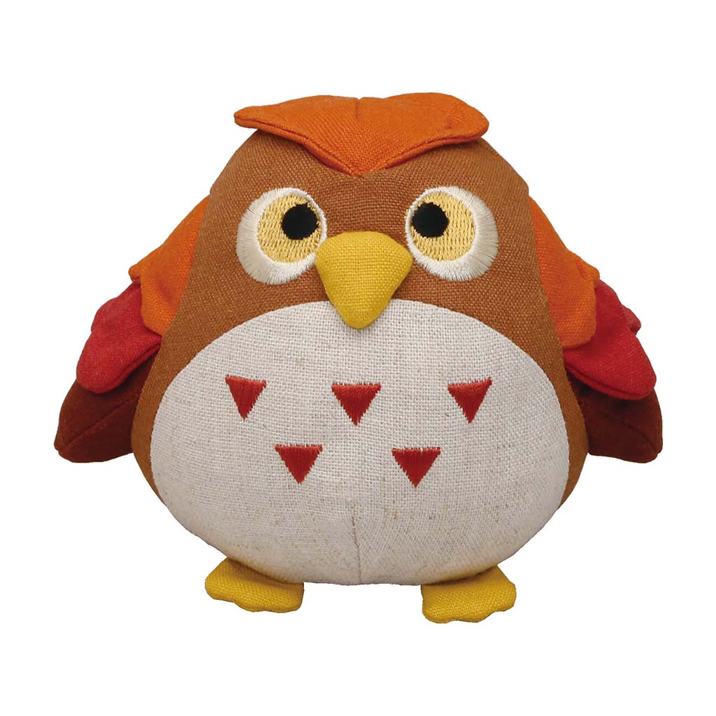 ふくろうぬいぐるみ ふっくら彩大