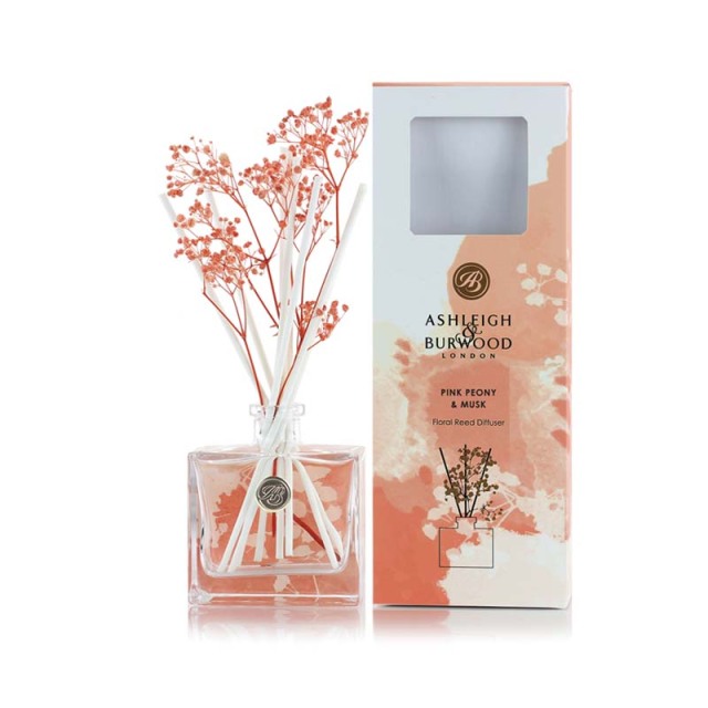 AFL-11056 プリザーブドフラワー付きアルコールフリーリードディフューザー