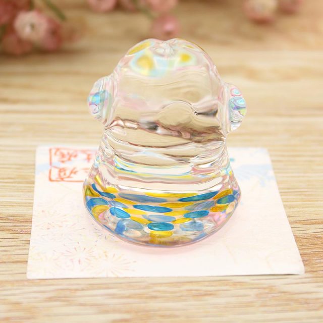 リュウコドウ クリスタルアマビエちゃん ガラス製インテリアを買うなら