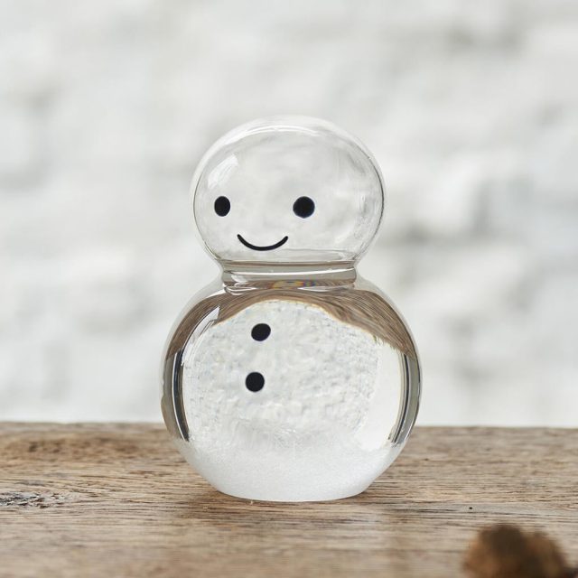 ストームグラス スノーマン型 サイエンス雑貨 理系雑貨を買うなら