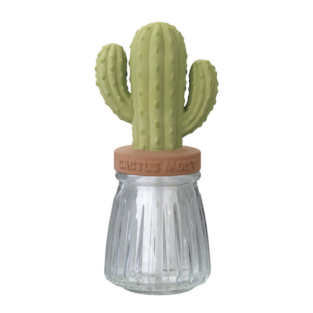 電気を使わないおしゃれな1人用加湿器 潤いマスコットサボテン かわいい多肉植物のインテリア