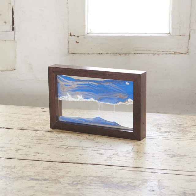 サンドピクチャー ブルー スクエア型 Sサイズ