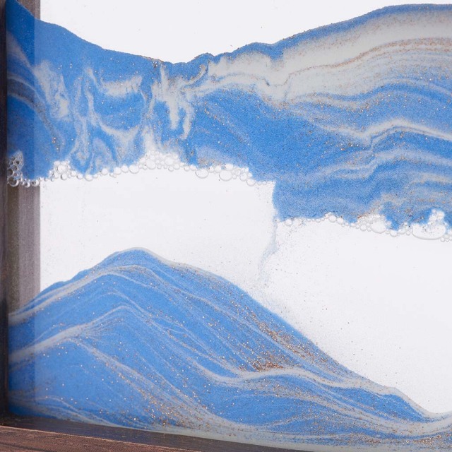 サンドピクチャー ブルー スクエア型 Sサイズ