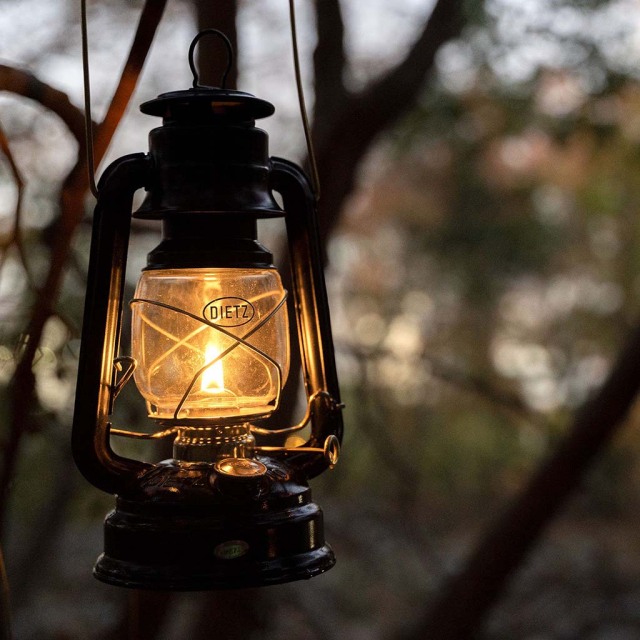 DIETZ デイツ ハリケーンランタン D78黒金