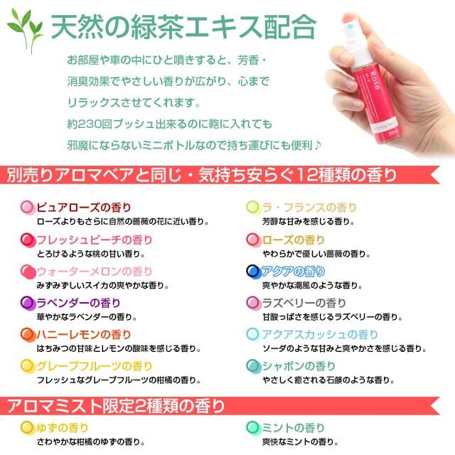 OMiG-300103 アロマミスト 30ml 14種類