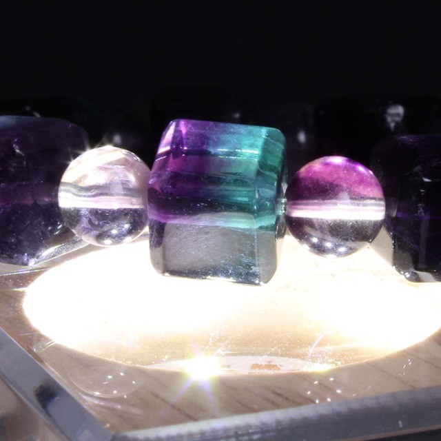 14kgf マルチカラーフローライト︎✦︎︎︎.ブレスレット⋆˙⟡ 14kgf マルチカラーフローライト︎✦︎︎︎.ブレスレット⋆˙⟡