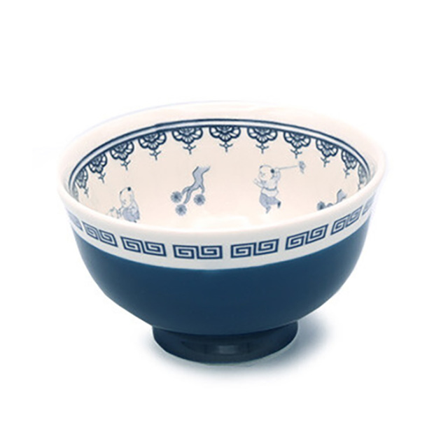 おまち堂 茶わん 唐子 中華食器シリーズ