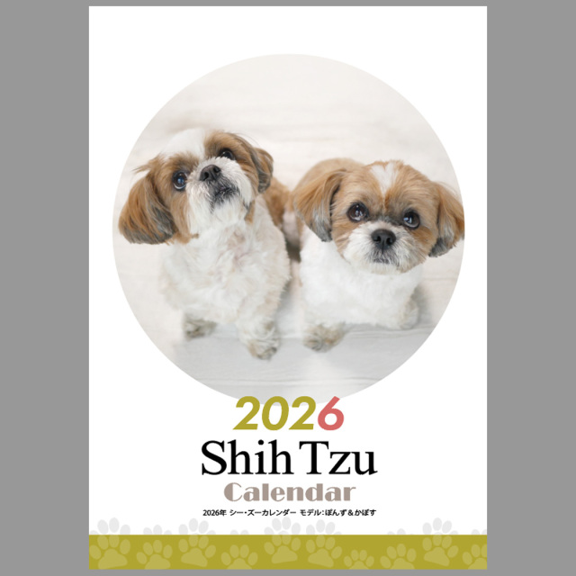 2026年シーズーカレンダー