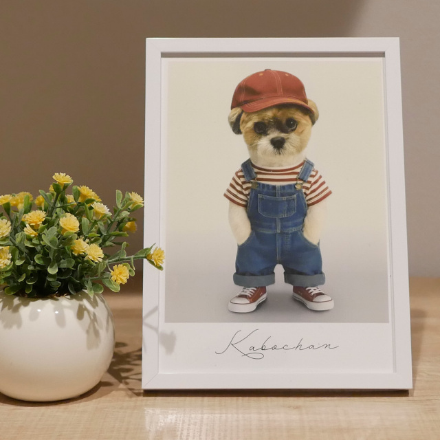 デニムスタイルの『かぼちゃん』2L判アートフォトフレーム