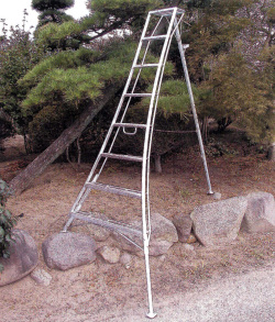 アルミ製三脚　ピン式3本伸縮タイプ　10尺