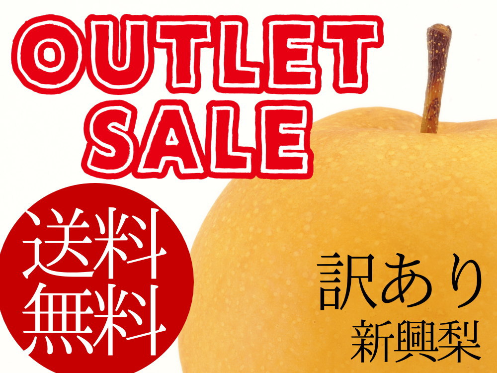 訳あり新興梨5キロが送料無料
