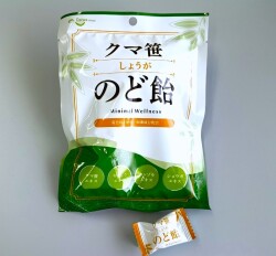 クマ笹のど飴　しょうが