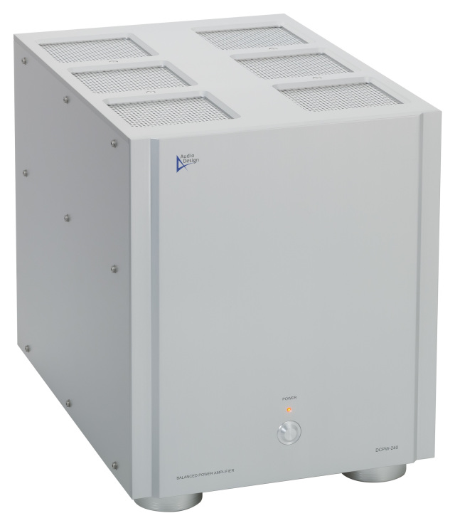 バランス入力対応大出力パワーアンプ270Wx2、DCPW-240/オーディオデザイン