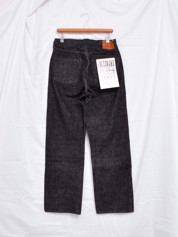 FULLCOUNT,フルカウント,ジーンズ,ブラック,デニム,パンツ,メンズ,レディース,0105,0105w,13.7oz,オンス,ワイド,0105BK