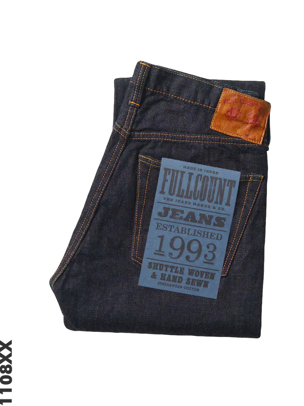 FULLCOUNT,フルカウント,ジーンズ,デニム,パンツ,メンズ,レディース,1108xx,1108xxw,15.5oz,オンス,スリムストレート,ストレート,1108XX