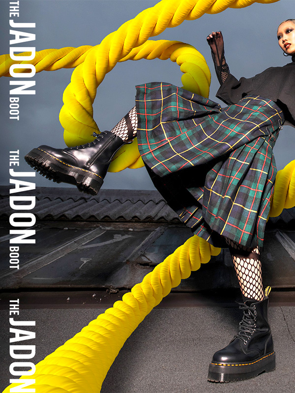 DR.MARTENS,ドクターマーチン,JADON,8ホールブーツ,レディース,メンズ,ユニセックス,厚底,厚底ソール,サイドジップ,15265001