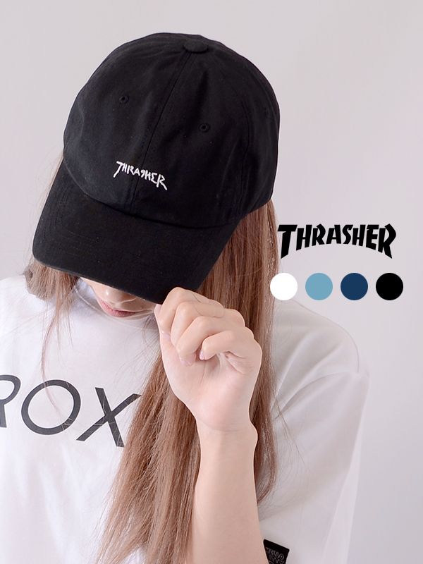 THRASHER,スラッシャー,キャップ,レディース,メンズ,ユニセックス,ブランド,おしゃれ,かわいい,帽子,ロゴ,GONZ,LOGO,LOW,CAP,16TH-C26