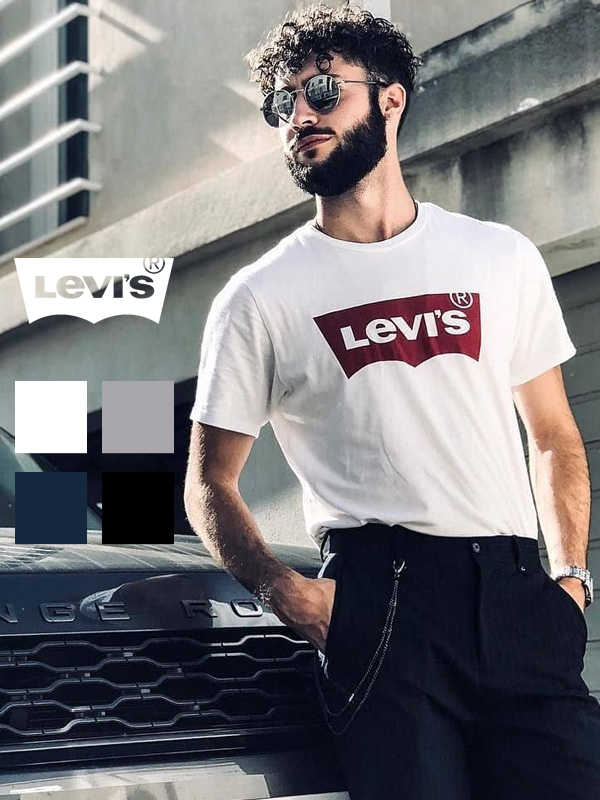 LEVI'S,リーバイス,Tシャツ,レディース,メンズ,ユニセックス,ペア,半袖,ロゴ,ロゴマーク,バットウイング,ステッチ,LEVIS,Levi's,17783