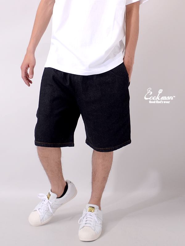 COOKMAN,クックマン,シェフパンツ,ショートパンツ,chef,pants,メンズ,レディース,男女兼用,おしゃれ,Chef,Short,Pants,Denim,231-01822