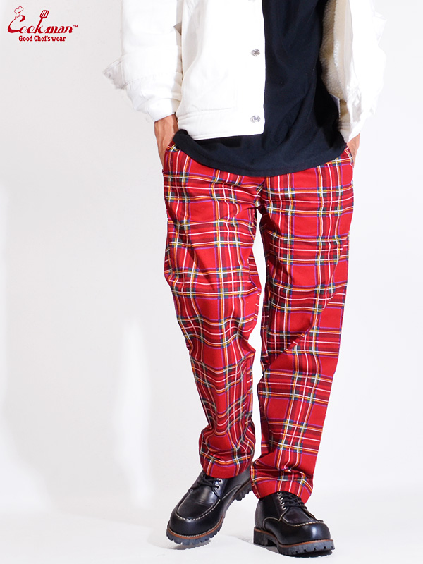 COOKMAN,クックマン,シェフパンツ,chef,pants,メンズ,レディース,おしゃれ,かわいい,大きいサイズ,Chef,Pants,Tartan,231-03823