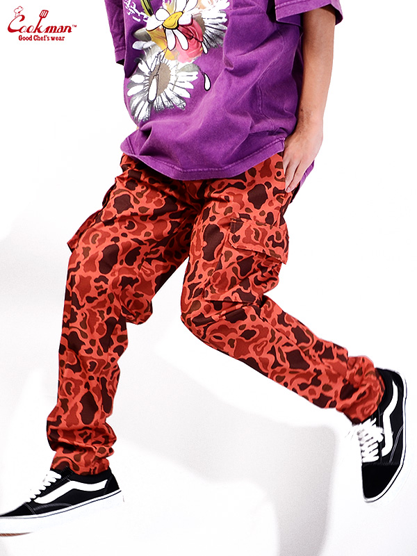 COOKMAN,クックマン,シェフパンツ,chef,pants,メンズ,レディース,Cargo,Pants,Duck,Hunter,Camo,カーゴパンツ,ダックカモ,231-03827