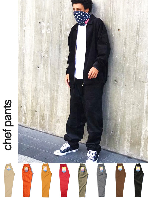 COOKMAN,クックマン,シェフパンツ,メンズ,レディース,ユニセックス,男女兼用,おしゃれ,かわいい,大きいサイズ,ブラック,Chef,Pants