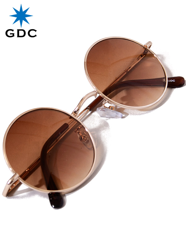 GDC,サングラス,メンズ,レディース,ユニセックス,ブランド,おしゃれ,かわいい,丸,薄い,色,ブラウン,丸メガネ,WANDERLUST,GGDC,33030-BRN