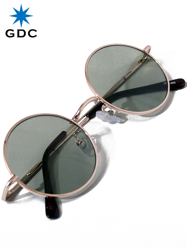 GDC,サングラス,メンズ,レディース,ユニセックス,ブランド,おしゃれ,薄い,色,グリーン,丸メガネ,WANDERLUST,GGDC,33030-GRN