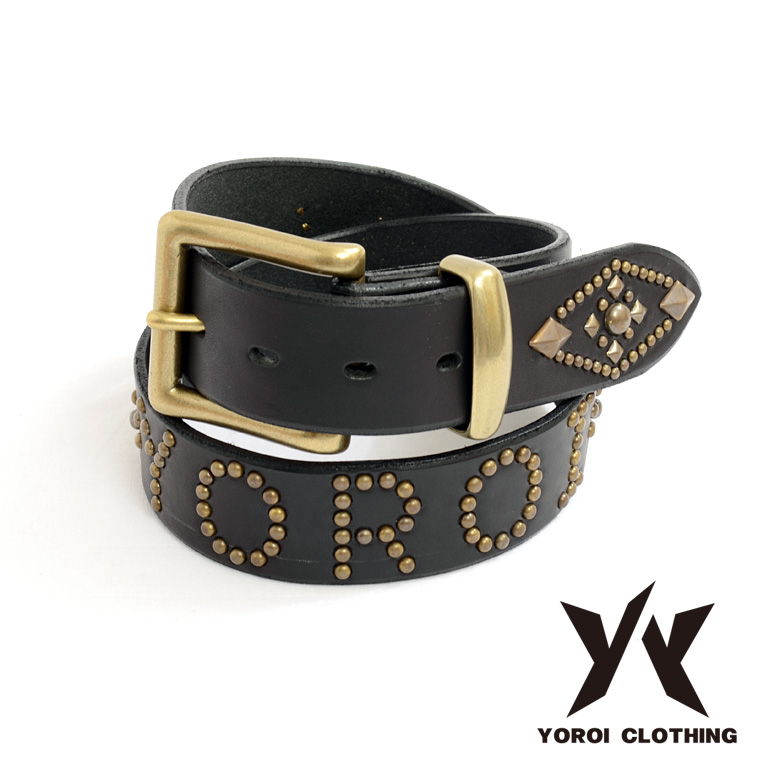 ワイズフォーメン レザー スタッズベルト Y's for men belt Y's for men ・ワイズフォーメン 【正規取扱店】 オフサイド OFFSIDE