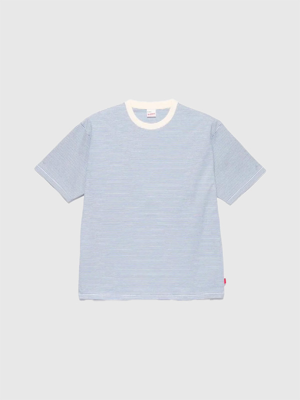 Healthknit,ヘルスニット,ボーダー,Tシャツ,半袖,メンズ,レディース,おしゃれ,かわいい,ナローボーダー,クルーネック,51013