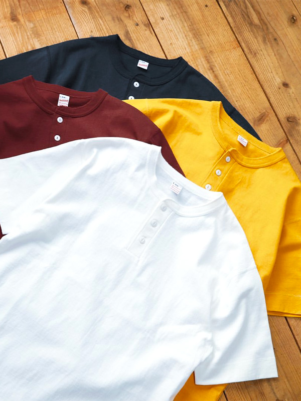 Healthknit ヘルスニット マックスウエイト ヘンリーネック 半袖