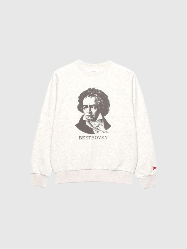 Healthknit,ヘルスニット,クルーネック,スウェット,トレーナー,メンズ,レディース,裏起毛,おしゃれ,かわいい,ベートーヴェン,54018