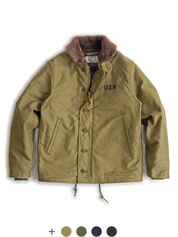 クーポン除外※【HOUSTON / ヒューストン】N-1 DECK JACKET