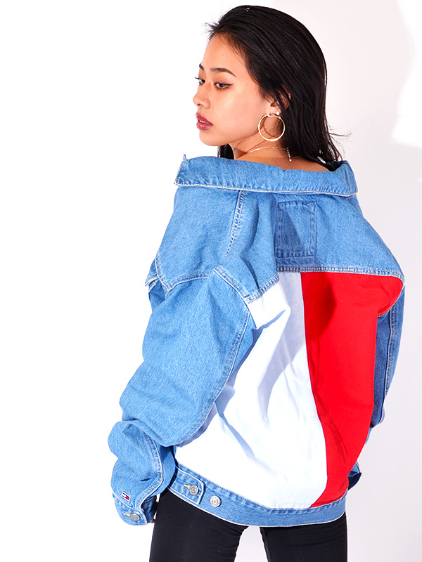 TOMMY,HILFIGER,トミー,ヒルフィガー,TOMMY,JEANS,トミージーンズ,ジャケット,デニムジャケット,メンズ,レディース,ユニセックス,78J1209