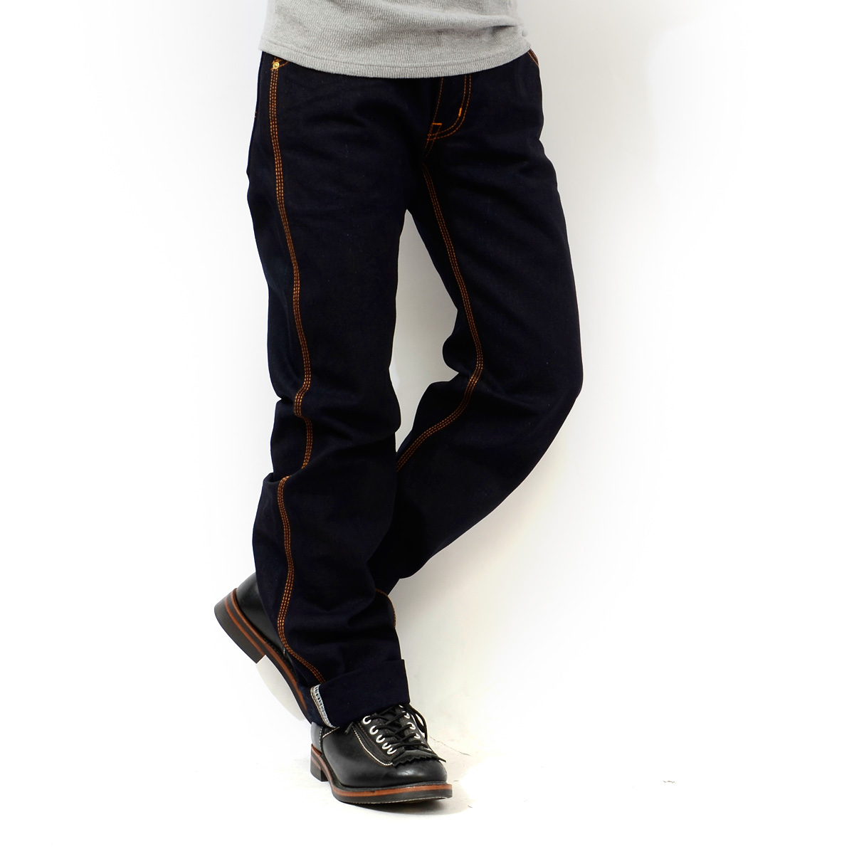 アイアンハート IRON HEART ジーンズ デニム パンツ インディゴ ダック