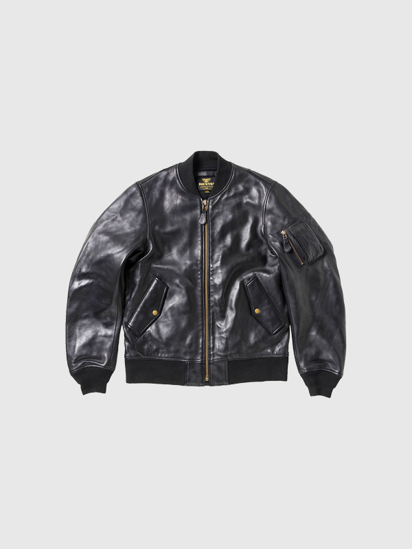 HOUSTON ヒューストン MA-1 ジャケット レザージャケット メンズ