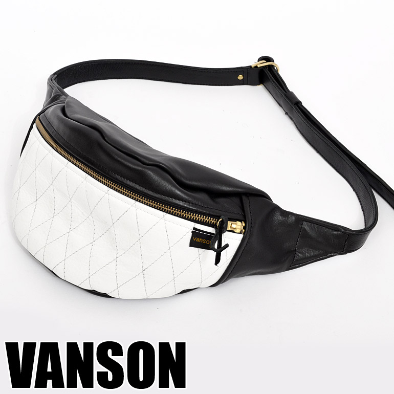 vanson バンソン　ポーチ　ボディバック 楽天市場】バンソン Vanson 9SBB ファニーパック クロスボーン