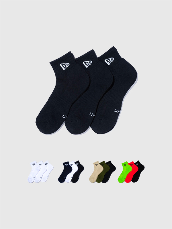 ファッション,NEW,ERA,ニューエラ,靴下,アンクルソックス,3足セット,スクールソックス,14518191,14518186,14518188,14518189,14518190