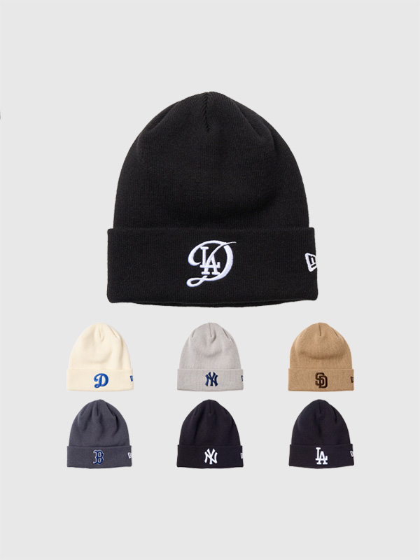 NEW,ERA,ニューエラ,キャップ,ニット帽,MLB,チームロゴ,シティーコネクト,LA,NY,SD,14670,MLB,Team,Logo,City,Connect,Basic,Cuff,Knit