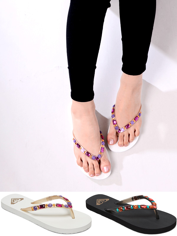 ROXY,ロキシー,サンダル,レディース,つっかけ,ぺたんこ,おしゃれ,かわいい,ブランド,JEWEL,VII,ビーチサンダル,ARJL100880