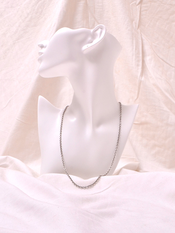 NORTH,WORKS,ノースワークス,ネックレス,チェーン,シルバー,アズキチェーン,太さ3mm,シンプル,ネックレスチェーン,50cm,AZM-050