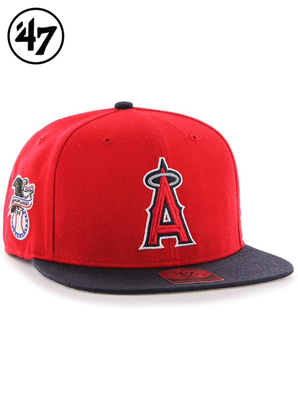47Brand,フォーティセブン,キャップ,スナップバック,メンズ,Angels,Sure,Shot,47,CAPTAIN,Red,エンゼルス,MLB00913,B-SRSTT04WBP-RD