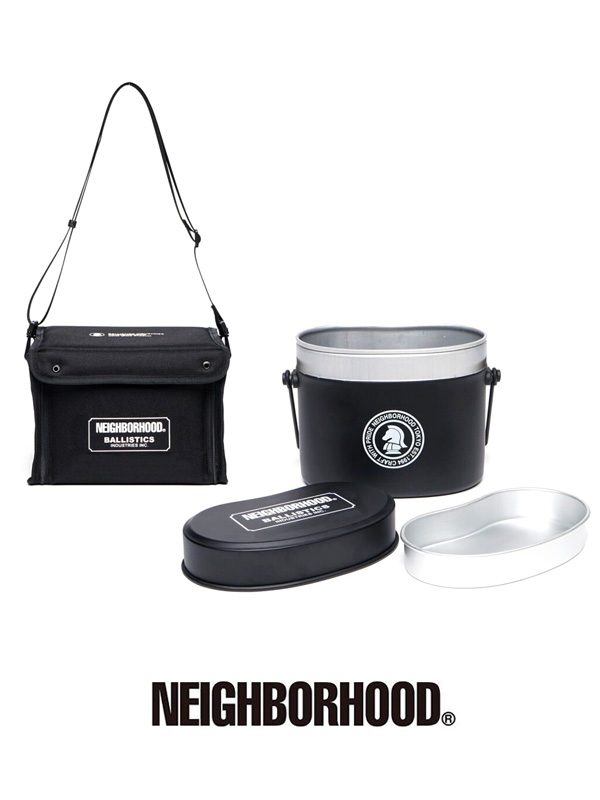 BALLISTICS,バリスティックス,NEIGHBORHOOD,ネイバーフッド,MESS,TIN,CASE,飯盒,専用ケース,小物収納,バッグ,BSPC-NH04